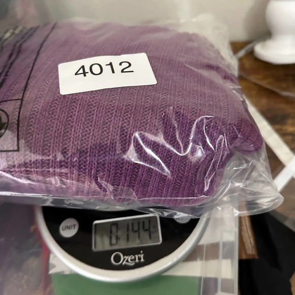 Eileen Fisher Cardigan Sweater Knit Open Draped Linen Purple Size Petite large - Picture 12 of 13